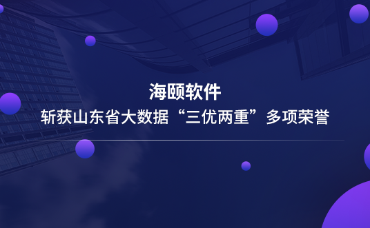 九游会J9软件斩获山东省大数据“三优两重”多项声誉
